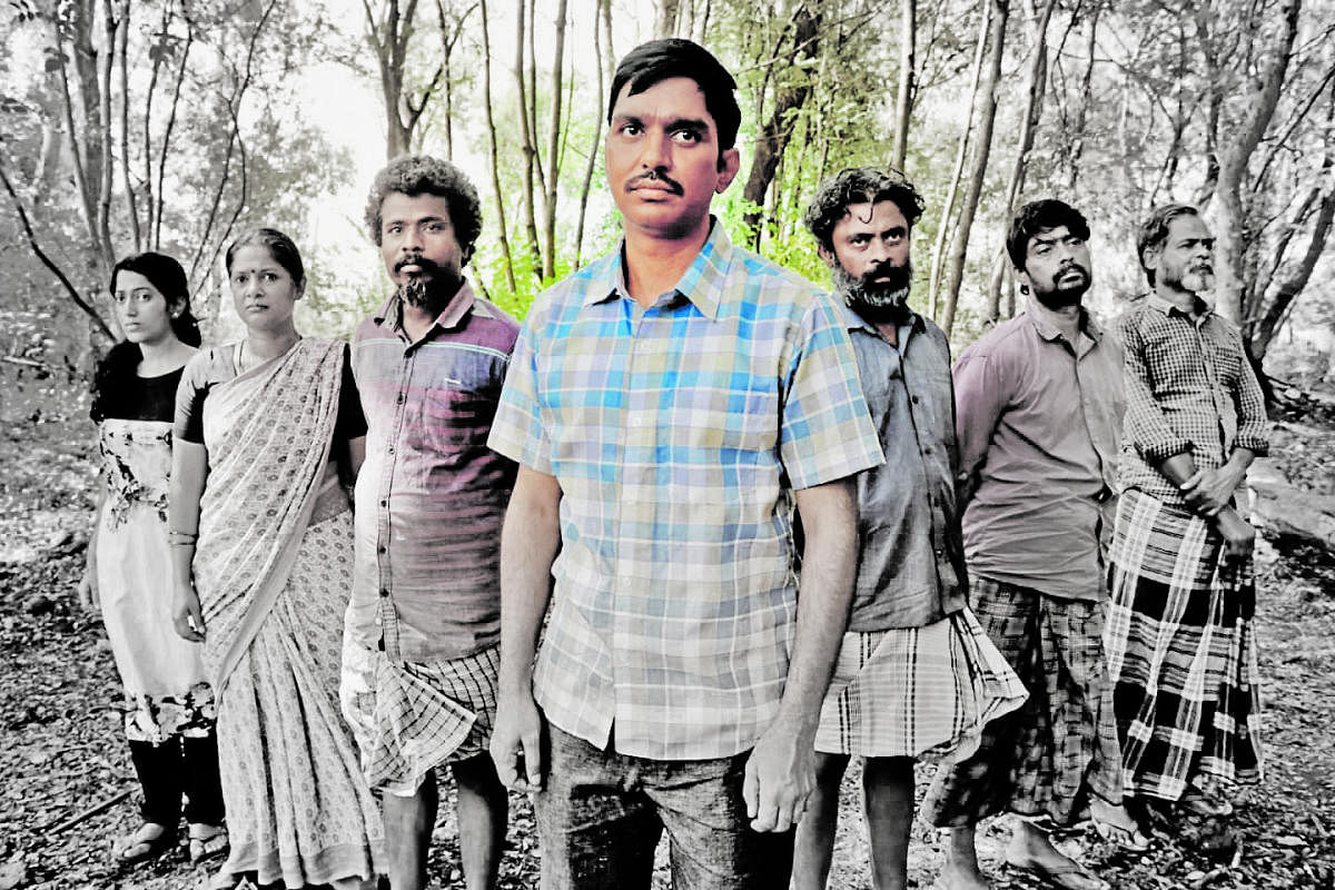 The film portrays the struggle of the tribals in the Western Ghats for their land rights and livelihoods.