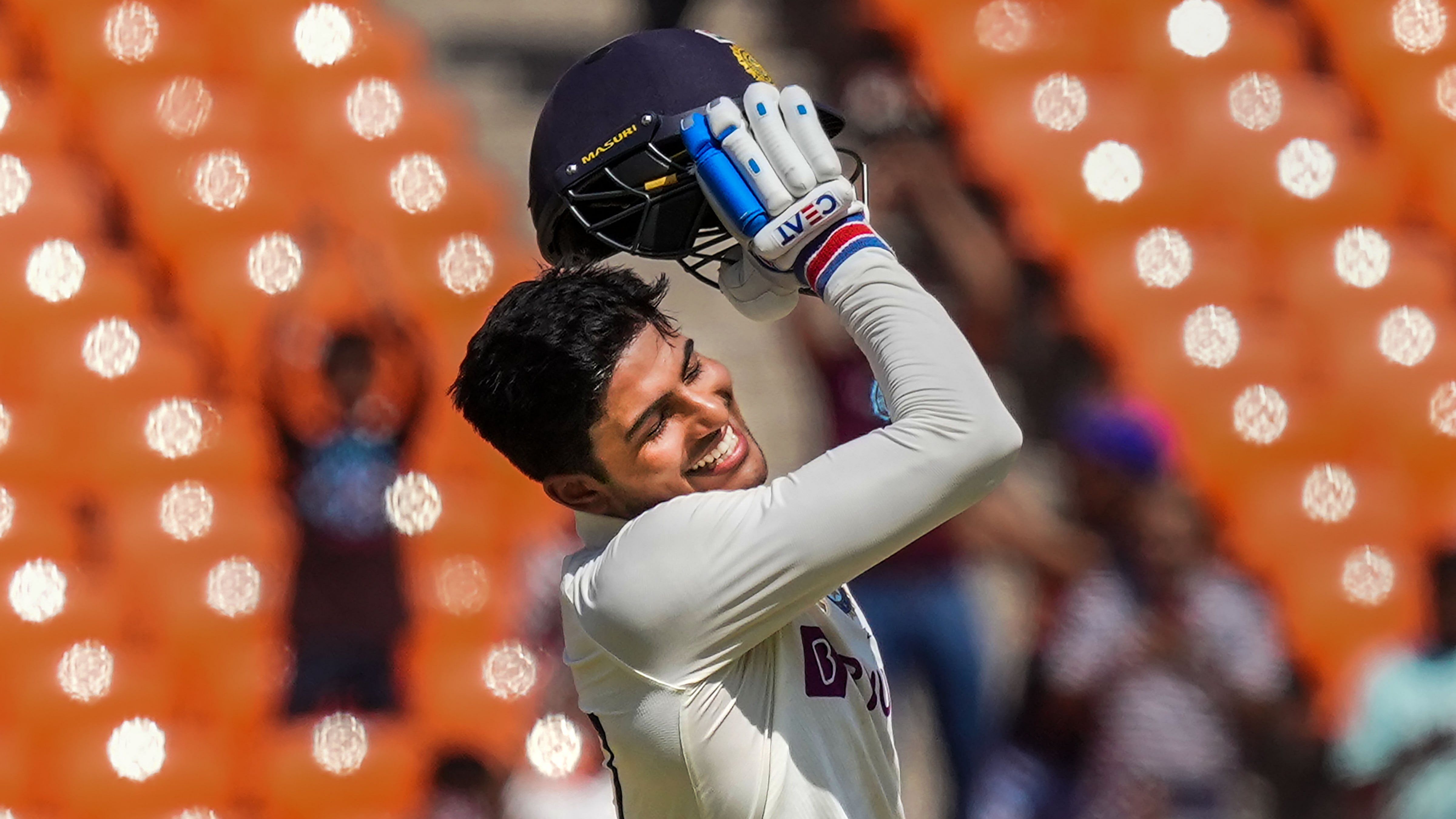 Shubman Gill, all of 23, produced his first Test ton in India, and the second of his career following the one in Bangladesh late last year, in only the third innings after he replaced a struggling KL Rahul on popular demand. Credit: PTI Photo