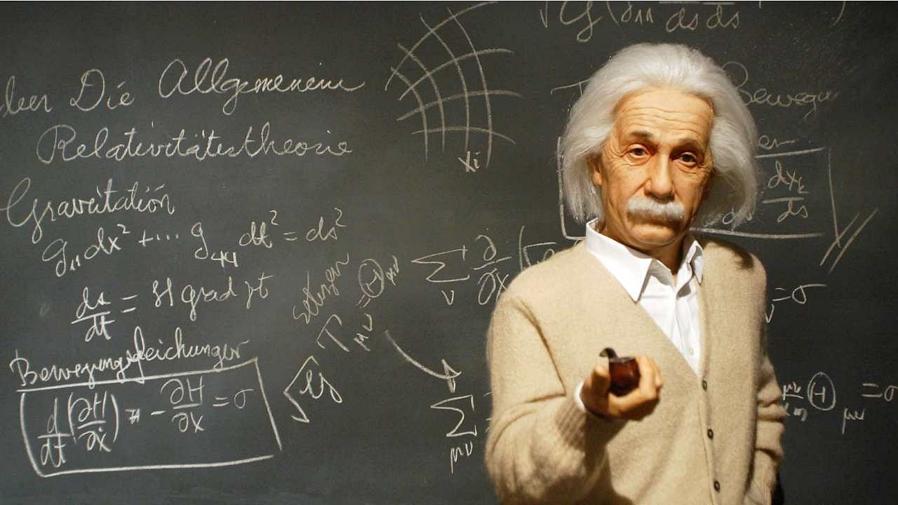 A miniature statue of Albert Einstein. Credit: Getty Images