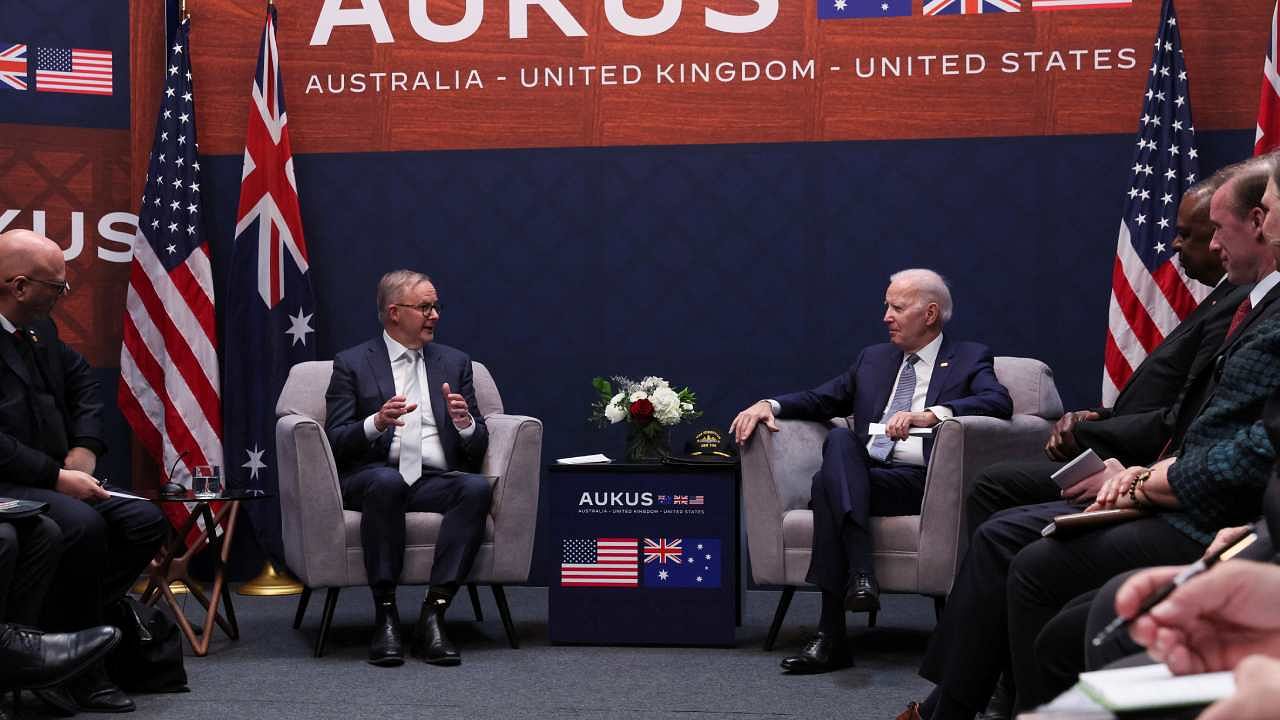 US President Joe Biden participates in a bilateral meeting with Australian Prime Minister Anthony Albanese. Credit: Reuters Photo