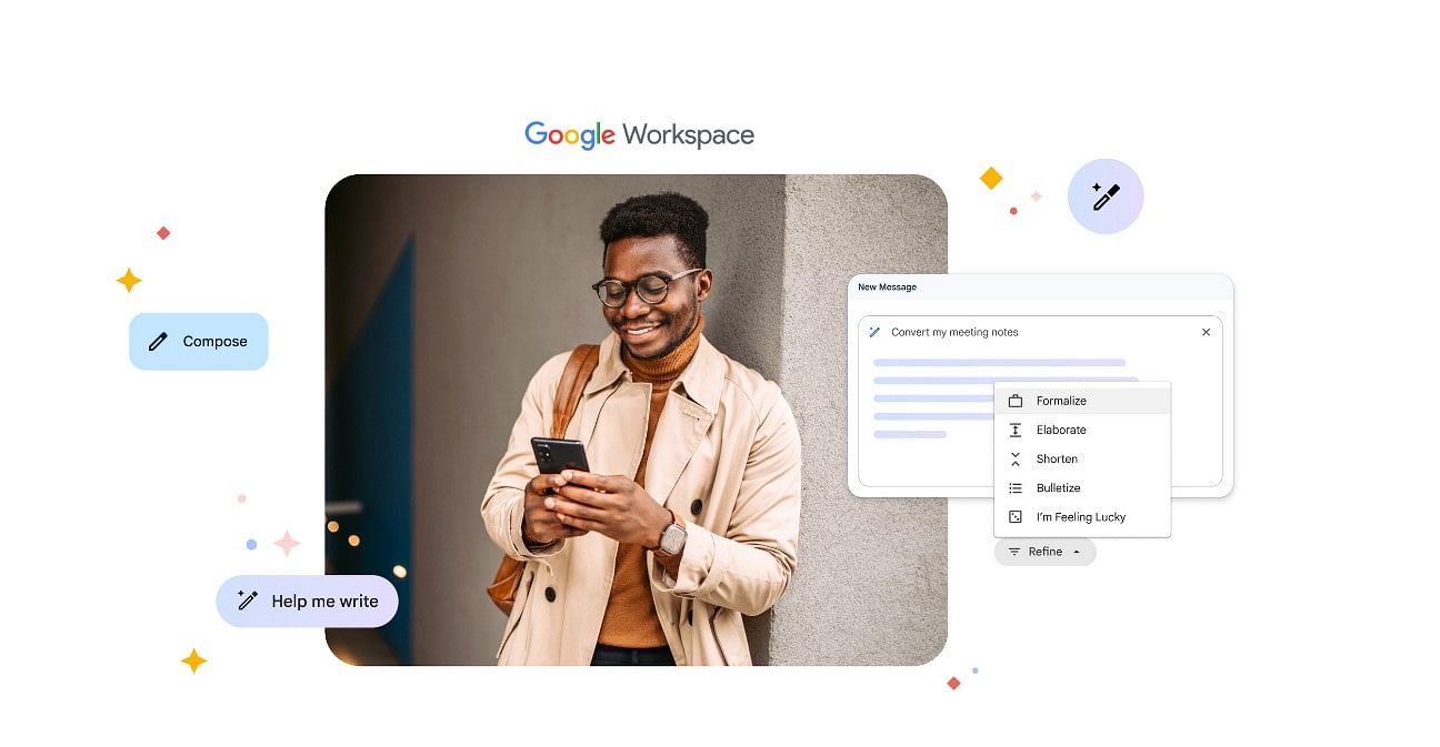 Google introduces new AI tech to Workspace apps. Credit: Google
