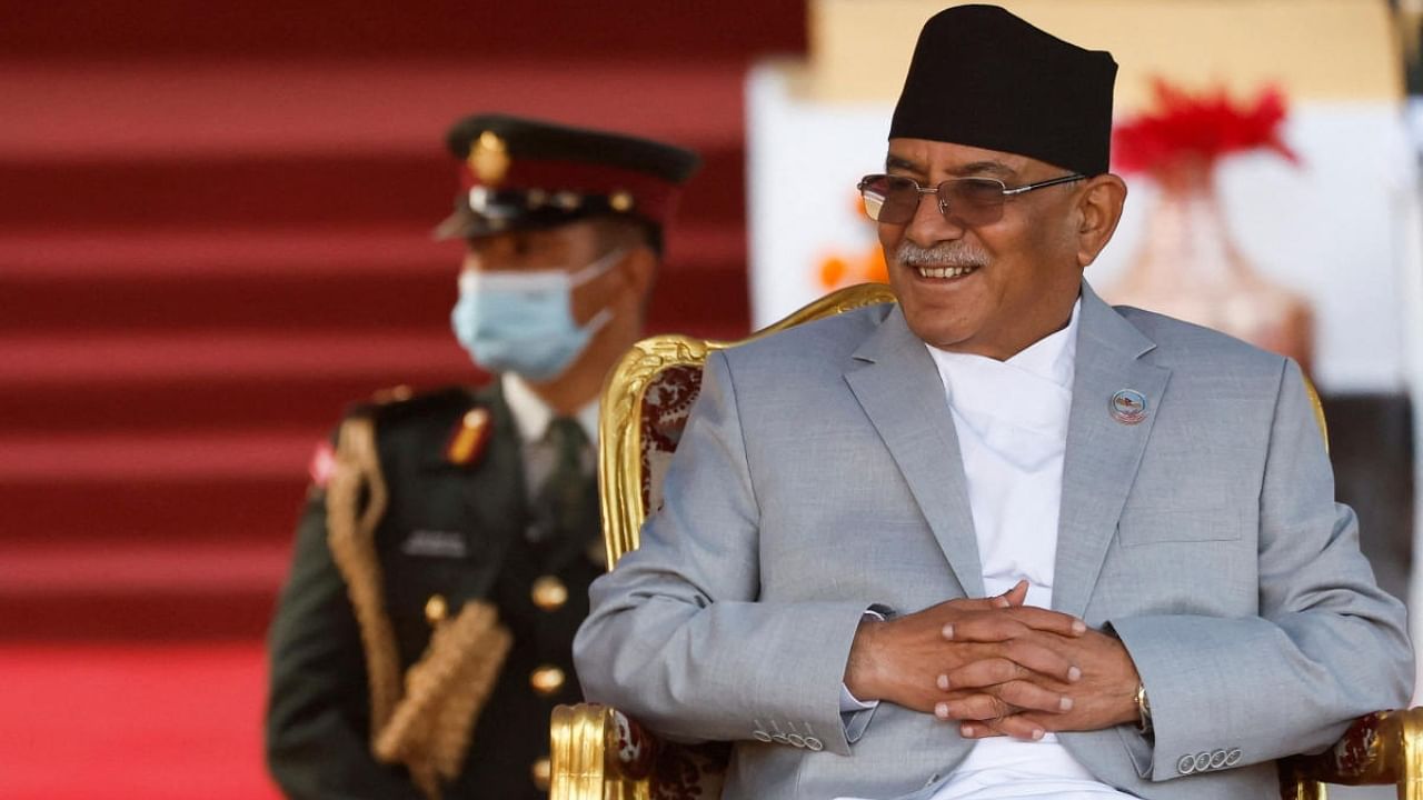 Nepal PM Pushpa Kamal Dahal 'Prachanda'. Credit: Reuters Photo
