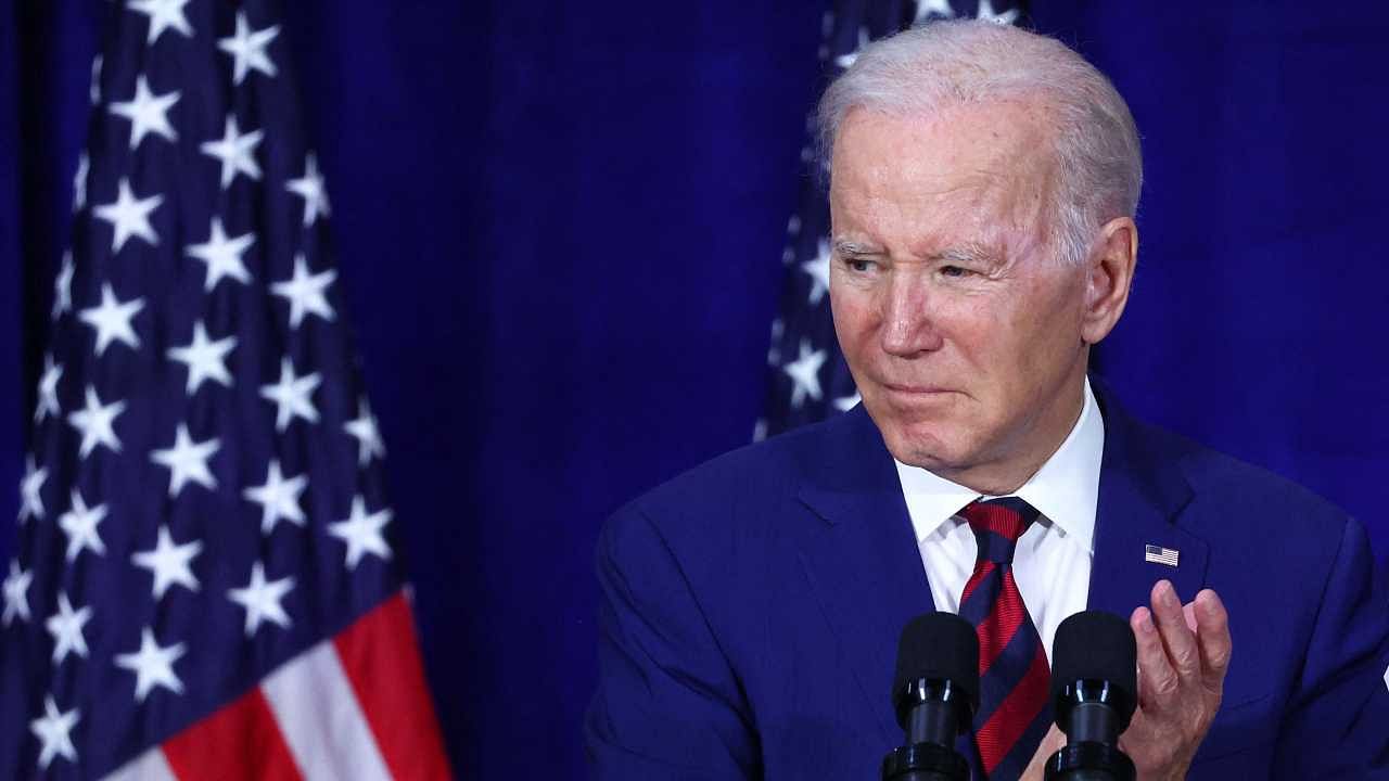 President Joe Biden delivers remarks on reducing gun violence at the Boys and Girls Club of West San Gabriel Valley. Credit: Getty Images via AFP