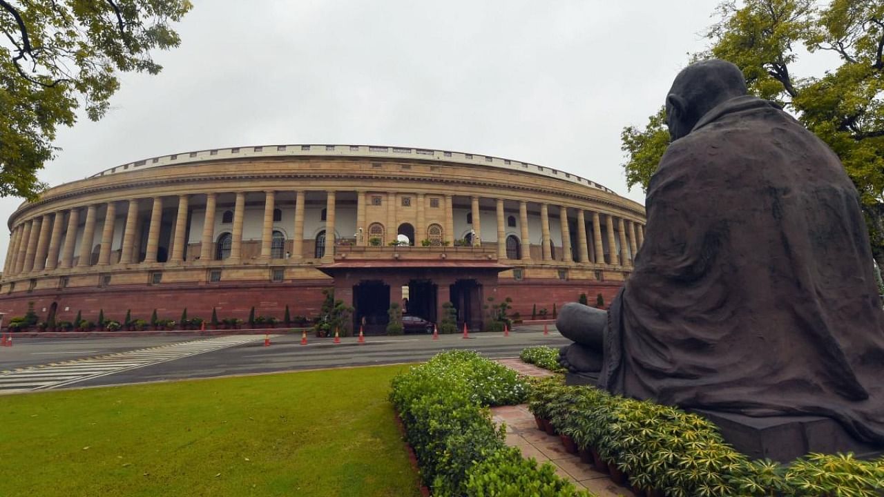 Parliament. Credit: PTI Photo