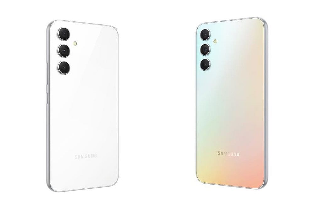 Samsung Galaxy A54 (left) and A34 (right) series. Credit: Samsung 