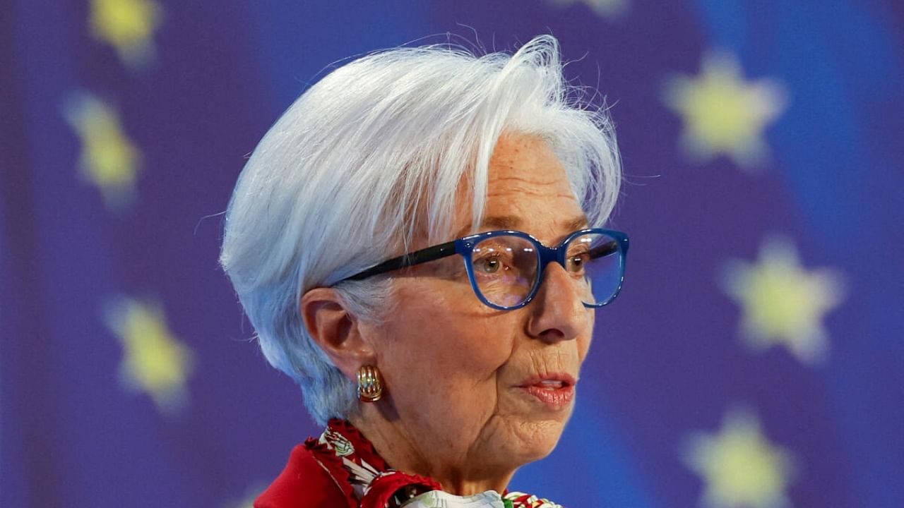ECB president Lagarde. Credit: Reuters Photo