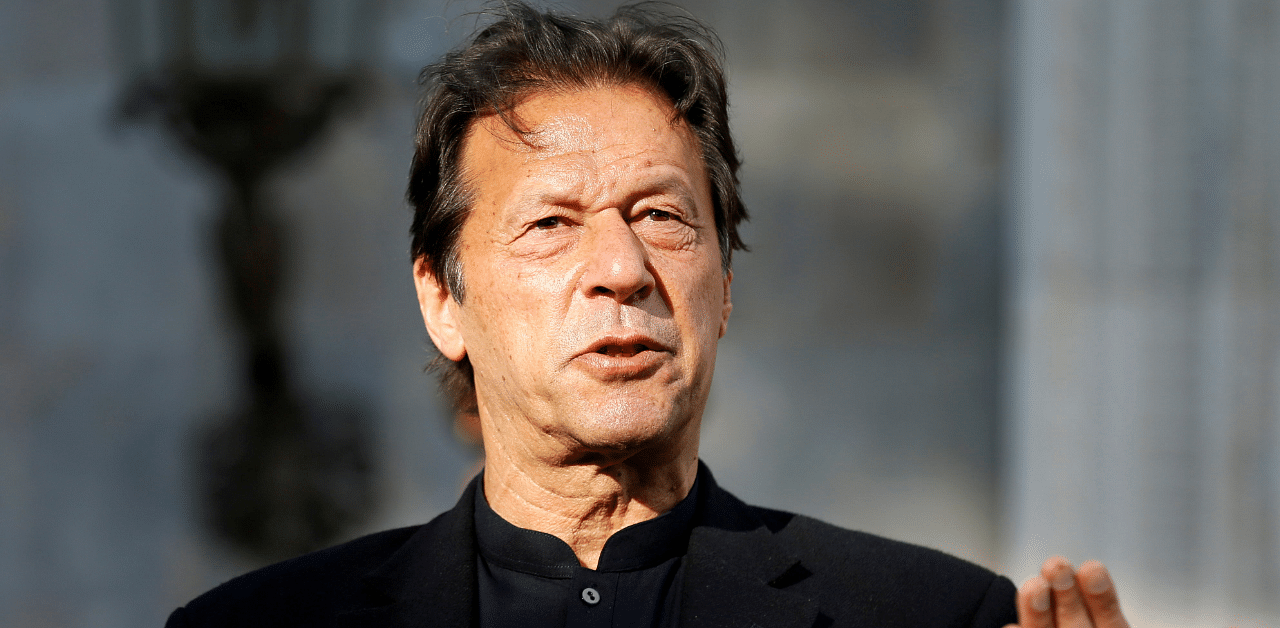 Imran Khan has been in the crosshairs for buying gifts at a discounted price from the state depository and selling them for profit. Credit: Reuters Photo