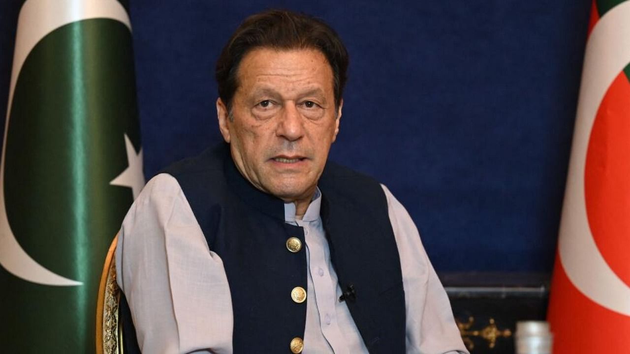 Former Pakistan's prime minister Imran Khan file photo. Credit: AFP Photo