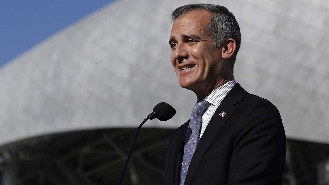 Eric Garcetti. Credit: AP/PTI Photo