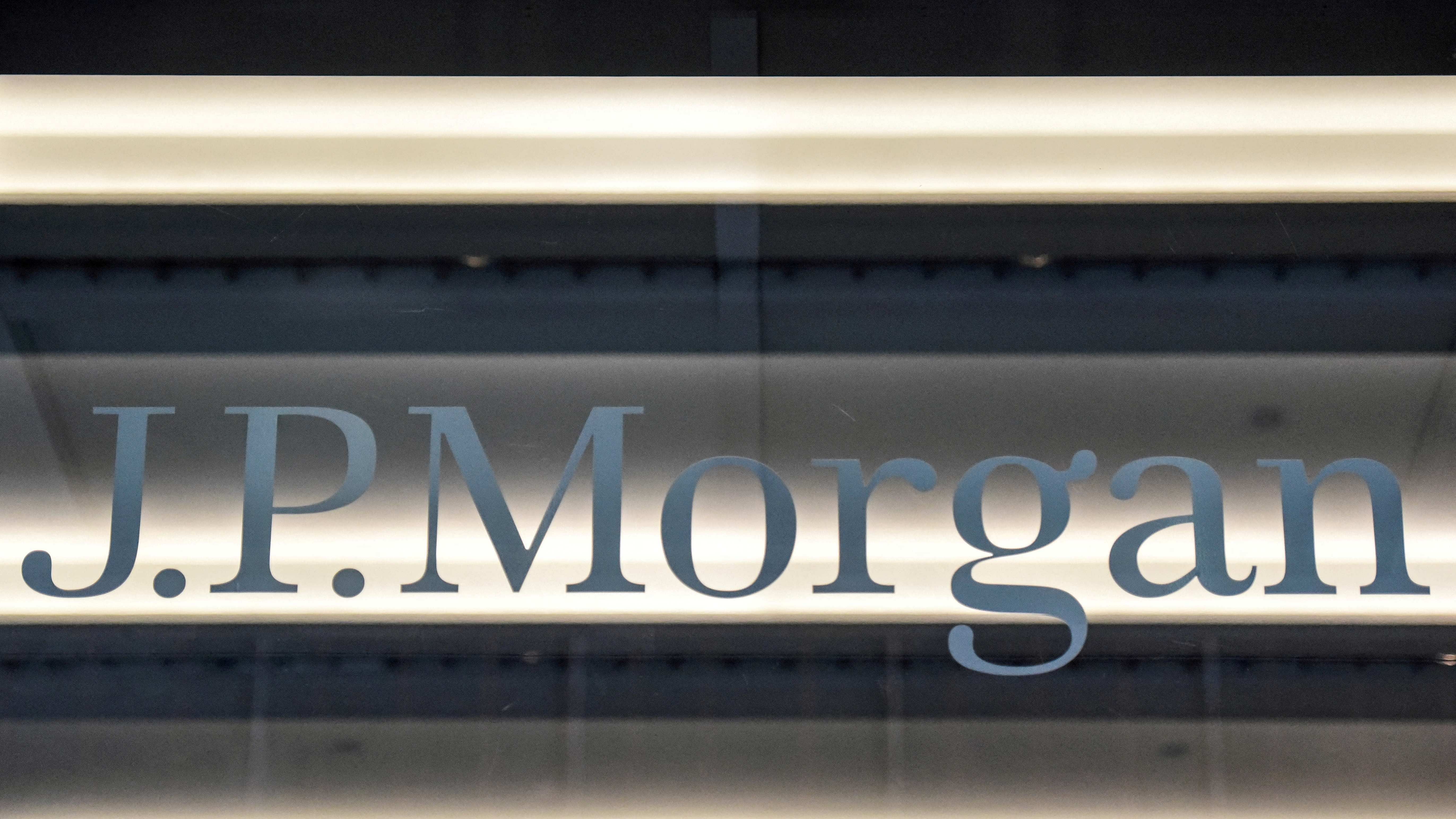A J P Morgan logo is seen in New York City, US. Credit: Reuters Photo