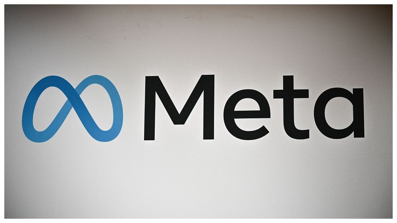 The Meta logo. Credit: AFP Photo