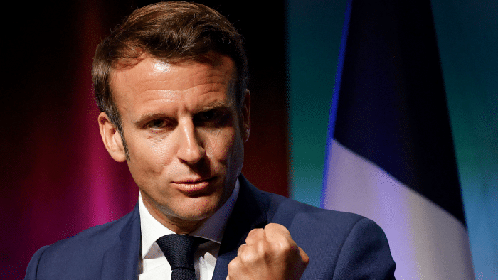 France President Emmanuel Macron. Credit: AFP Photo  