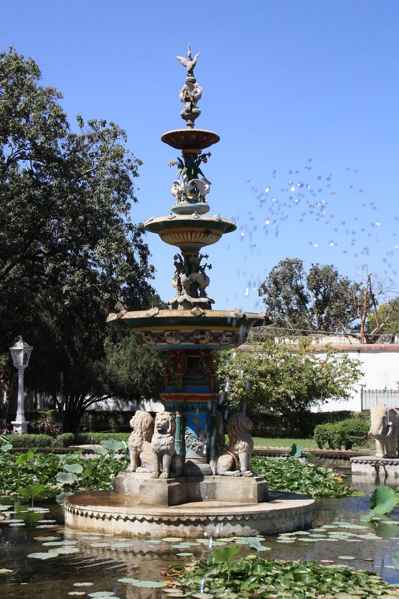 A fountain in Saheliyon ki Bari. PHOTOS COURTESY WIKIPEDIA