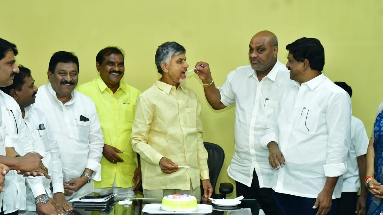 The triple victory came as a shot in the arm for the TDP, which was struggling to keep up the fight against Jagan. Credit: Special Arrangement