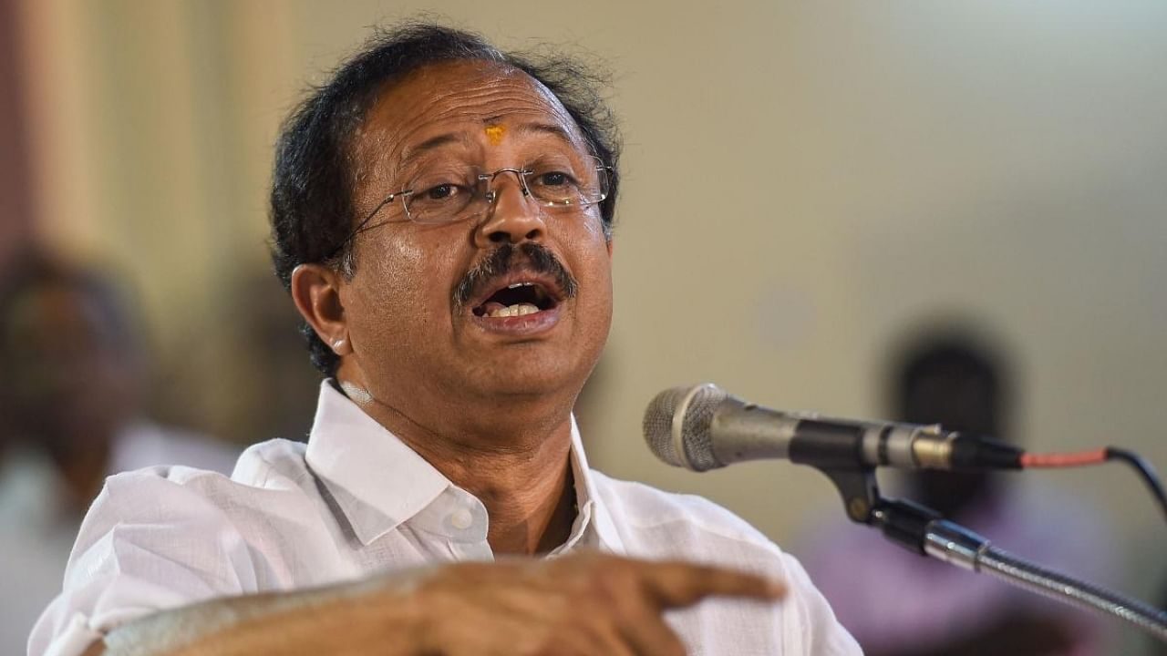Minister of State for External Affairs V Muraleedharan. Credit: PTI File Photo