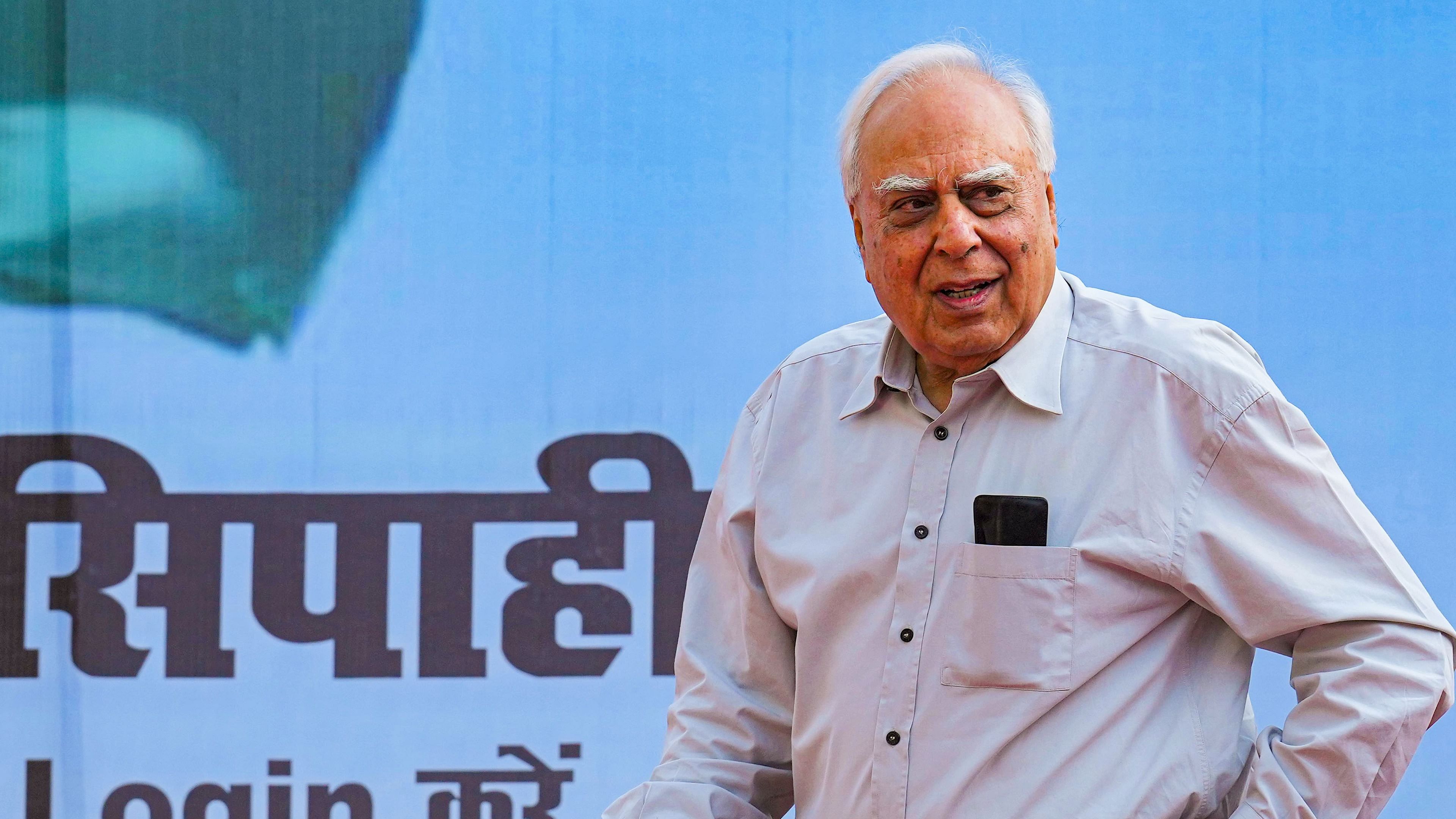Reacting to the development, Sibal said on Twitter, "Delhi Budget, Its presentation can't be stopped like a car by a traffic light!". Credit: PTI Photo