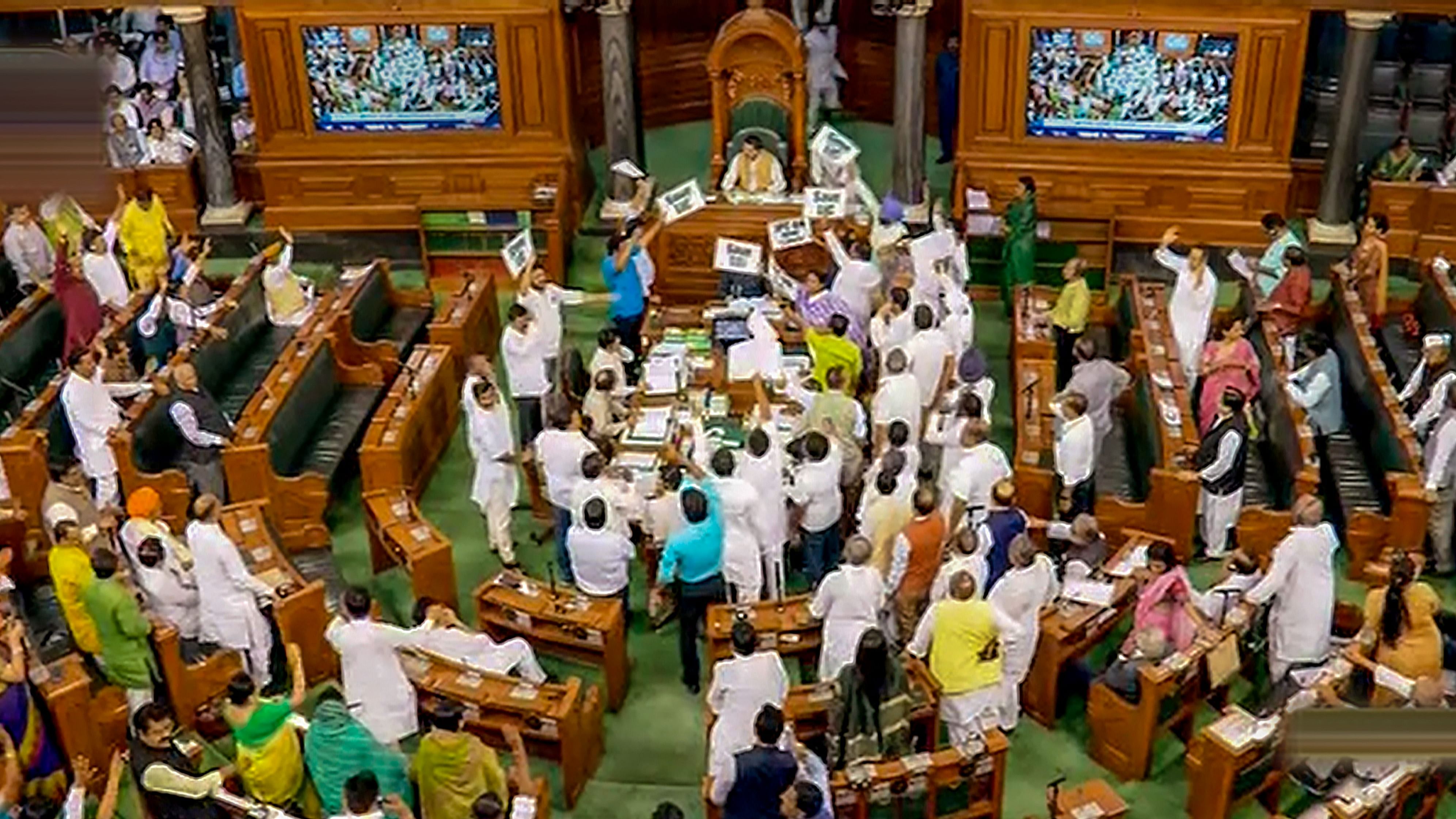 Meanwhile, the BJP has been able to avoid a debate on the Adani-Hindenburg report in this session of Parliament. Credit: PTI Photo