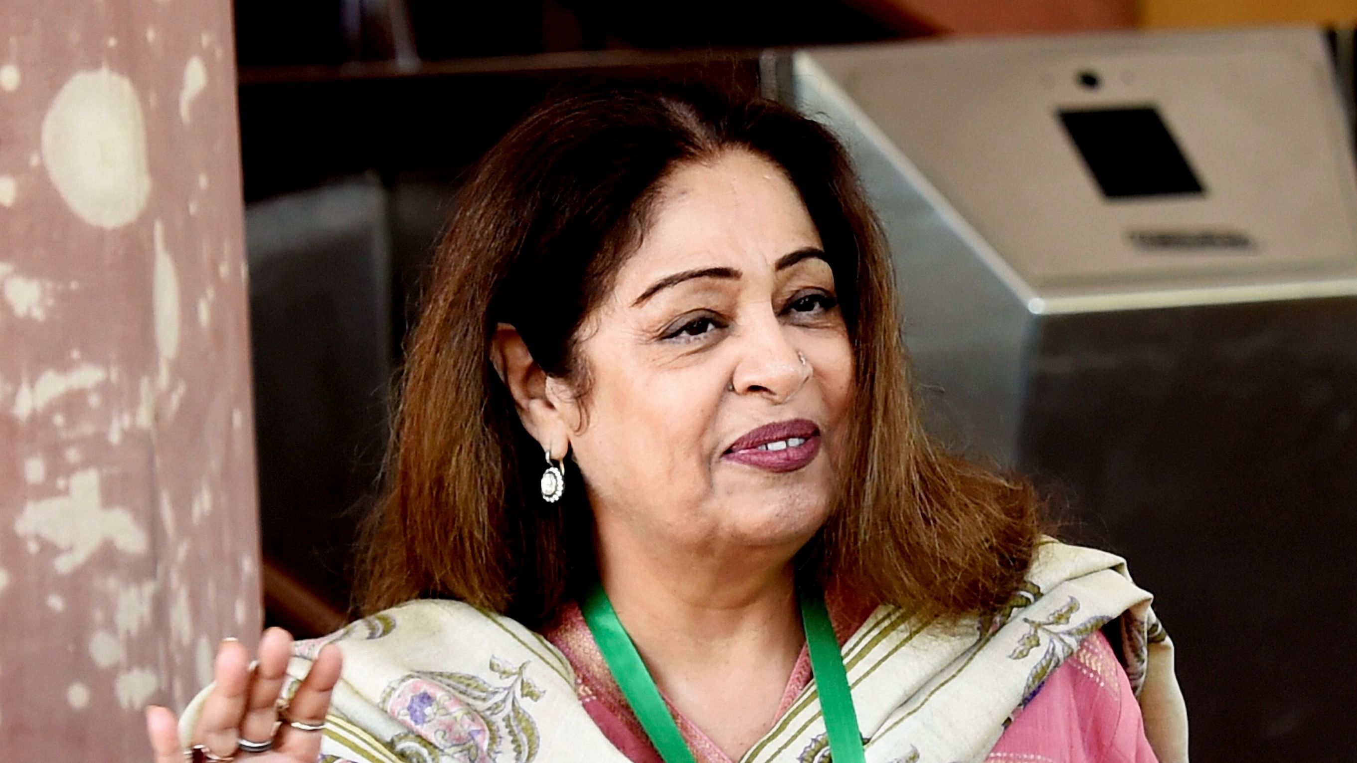 BJP MP from Chandigarh, Kirron Kher. Credit: PTI Photo