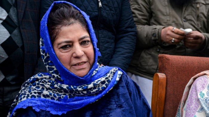 President of Peoples Democratic Party (PDP) Mehbooba Mufti. Credit: PTI Photo 