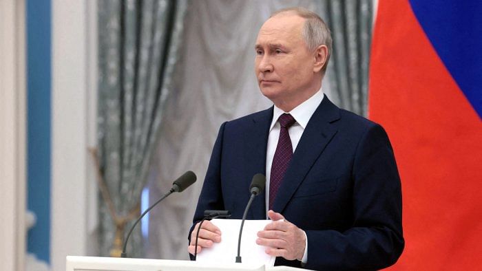 Russian President Vladimir Putin. Credit: Reuters File Photo