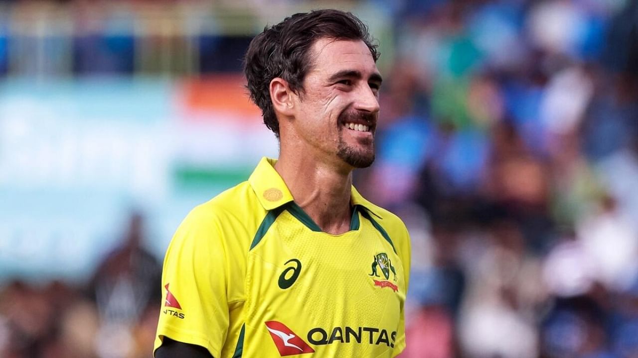 Australia pacer Mitchell Starc. Credit: IANS Photo