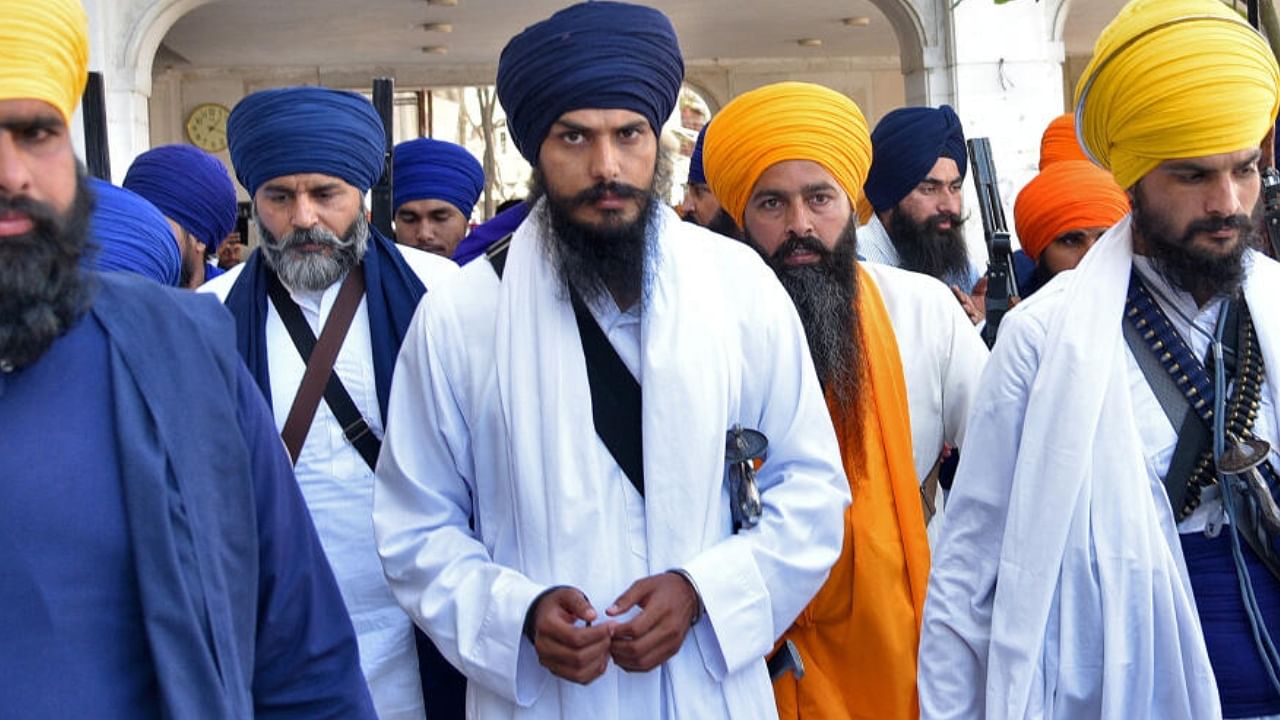 Amritpal Singh. Credit: Reuters Photo