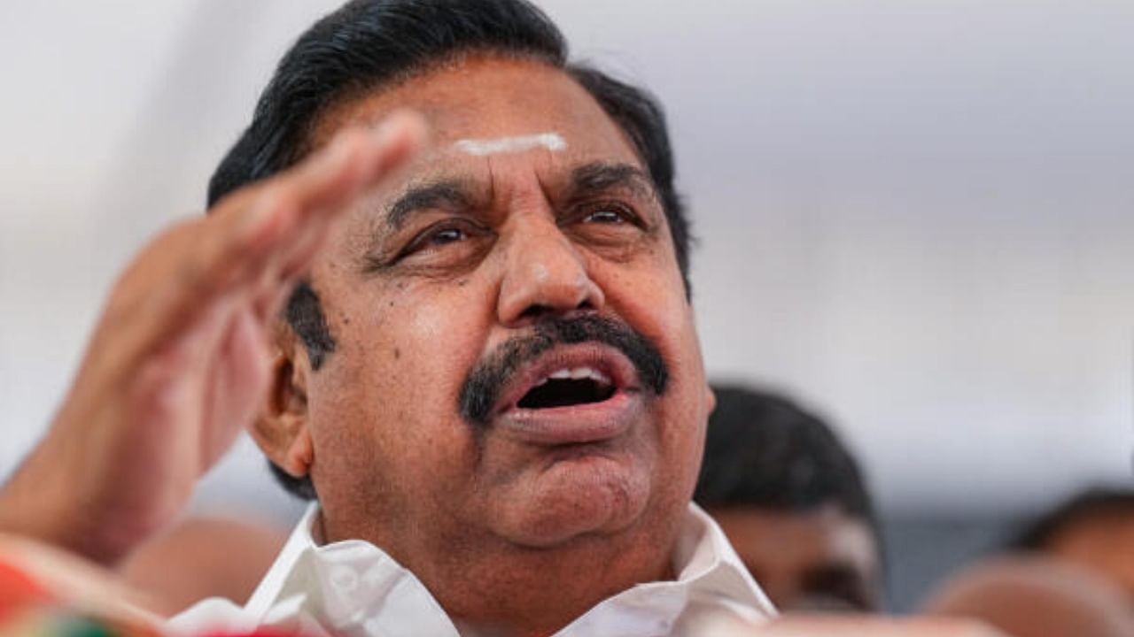 Tamil Nadu Assembly LoP Edappadi K Palaniswami. Credit: PTI Photo