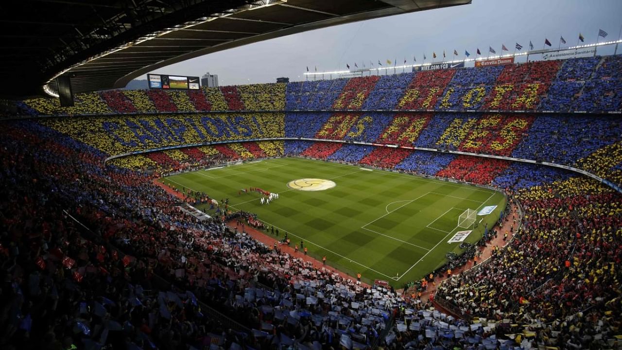 General view of Camp Nou stadium in Barcelona. Credit: AFP Photo