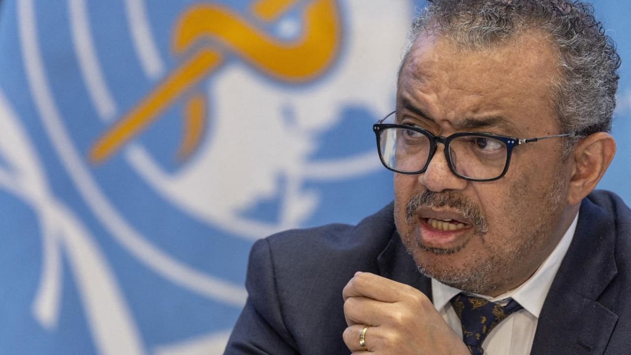 WHO chief Tedros Adhanom Ghebreyesus. Credit: Reuters Photo