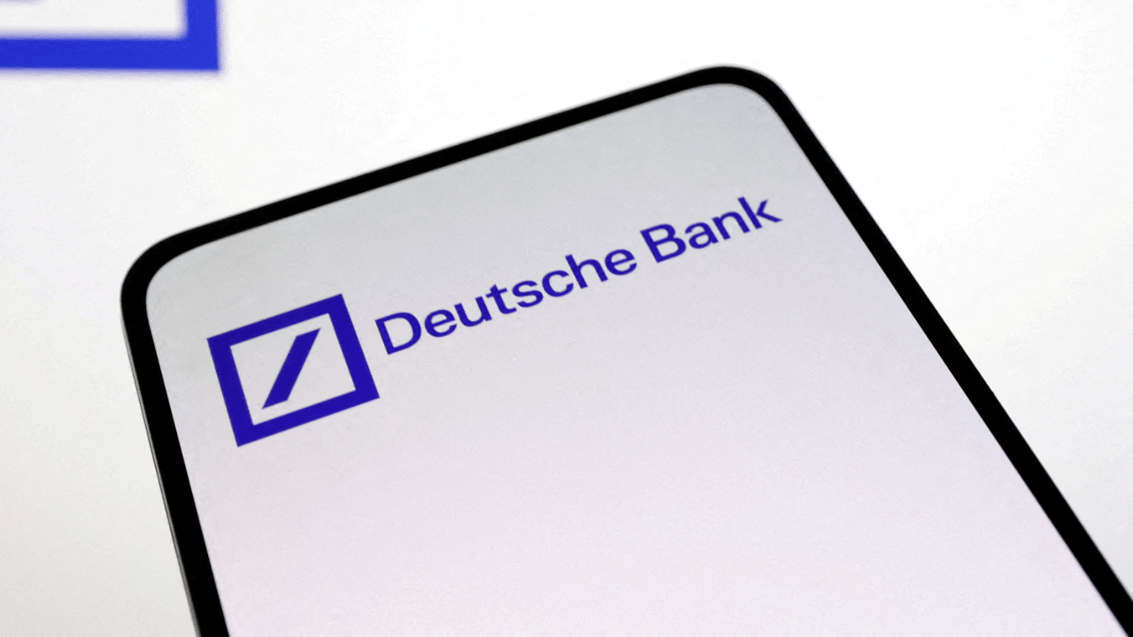 Deutsche's cross-town rival Commerzbank was also faring poorly, dropping 8.5 per cent in the morning. Credit: Reuters Photo