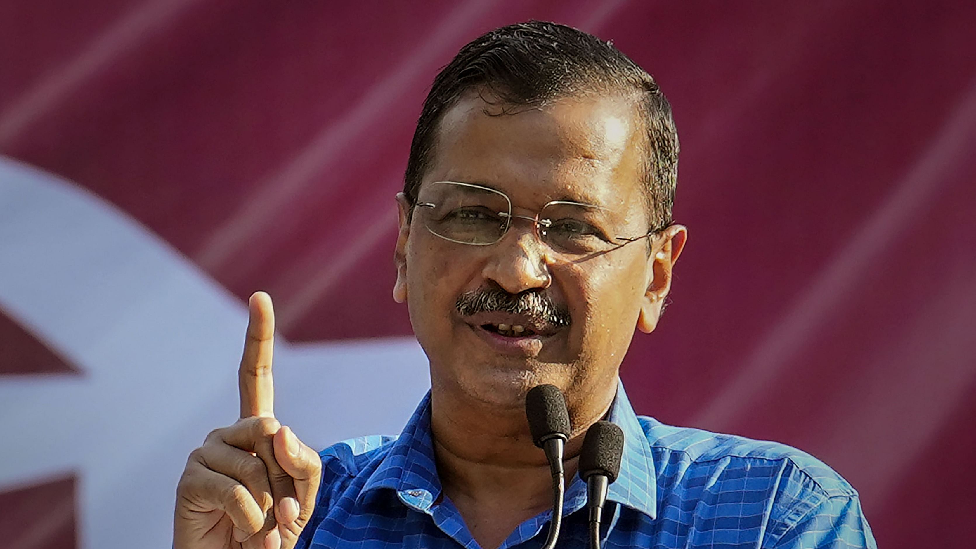 Kejriwal said the Mann government took tough decisions to maintain peace in the state. Credit: PTI Photo