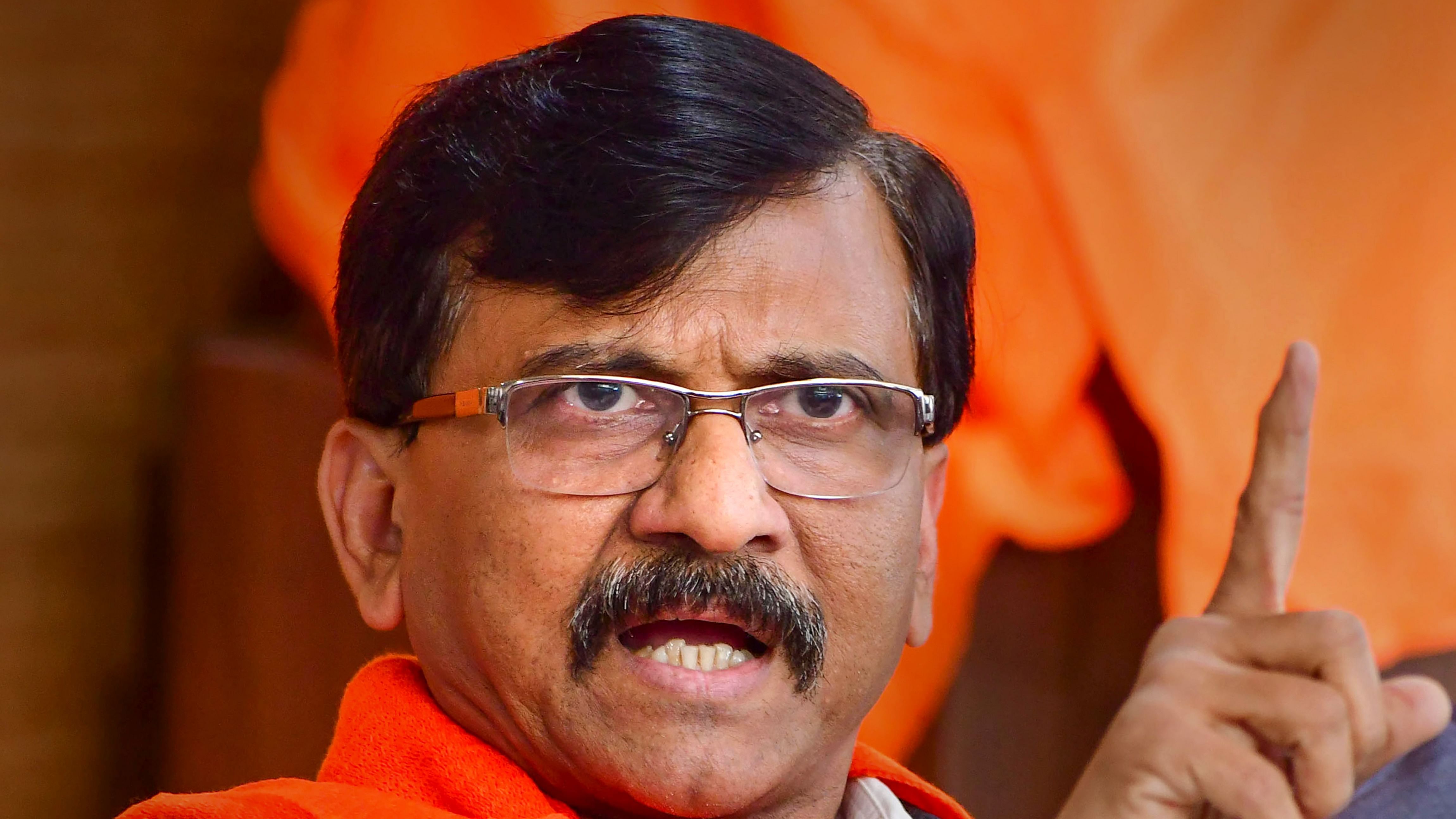  Shiv Sena leader Sanjay Raut. Credit: PTI File Photo