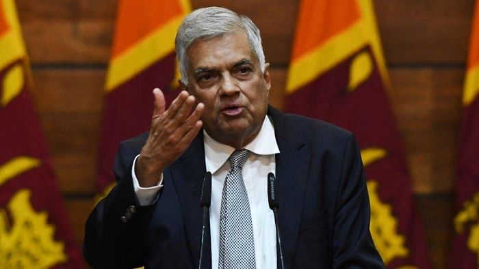 Sri Lankan President Ranil Wickremesinghe. Credit: AFP File Photo