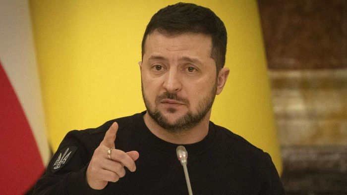 Volodymyr Zelenskyy. Credit: AP/PTI Photo  