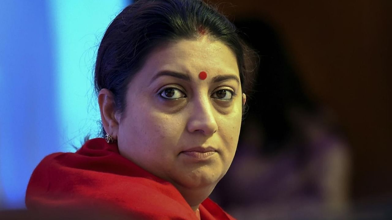 Smriti Irani. Credit: PTI Photo