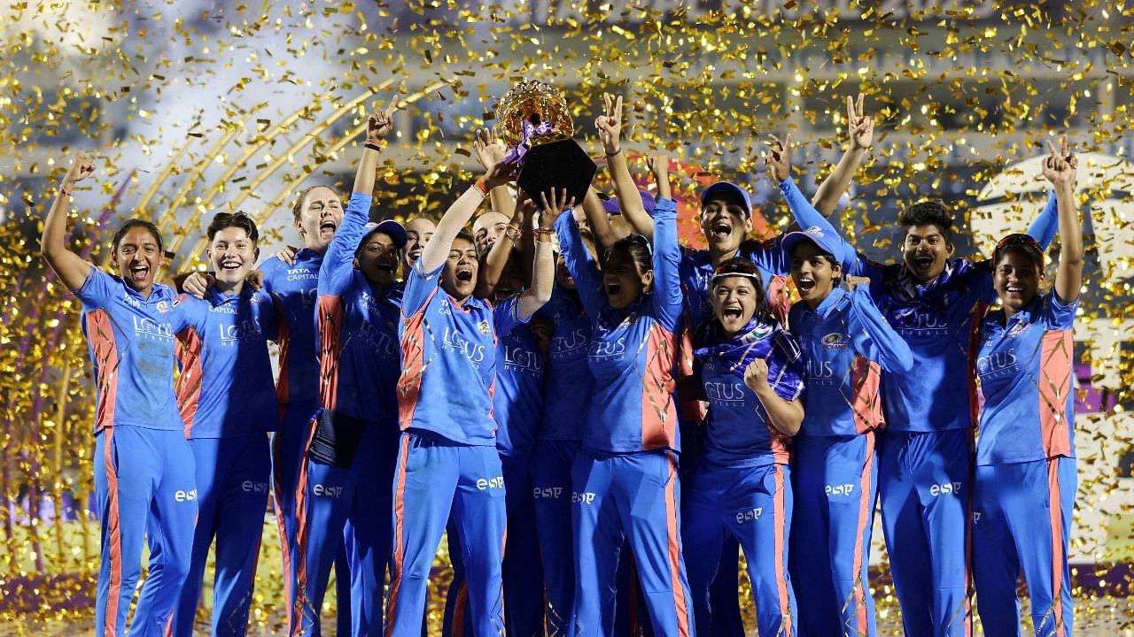 The five-team competition culminated on Sunday with Mumbai Indians captain Harmanpreet Kaur finally leading her side across the line. Credit: Reuters Photo