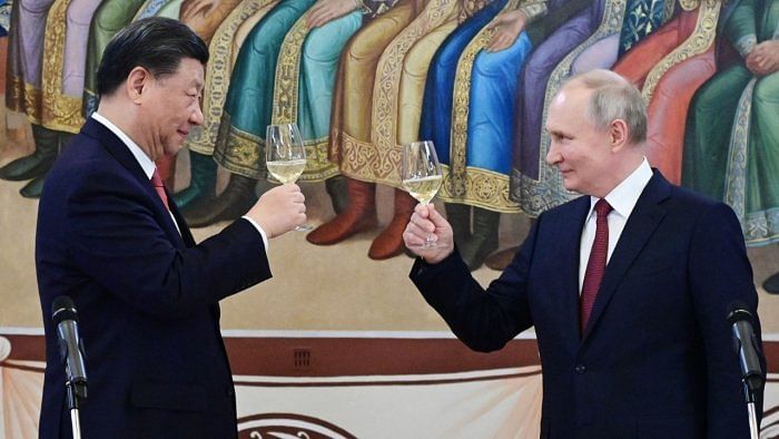 The objective of the Putin-Xi summit was not to find Russia a way out of the war. Instead, it was to cement the Russia-China relationship. Credit: AFP Photo