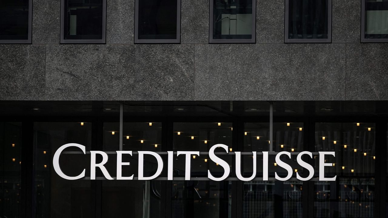The Credit Suisse bank in Zurich, on March 23, 2023. Credit: AFP Photo