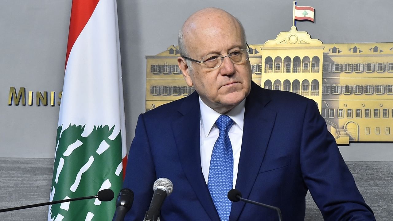 Lebanese caretaker Prime Minister Najib Mikati. Lebanon's government on March 27 abandoned a decision to delay implementing daylight savings time after the crisis-hit country found itself with two time zones and concerns grew over sectarian divisions. Credit: AFP Photo/DALATI & NOHRA