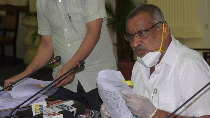 Law Minister J C Madhuswamy. Credit: DH Photo