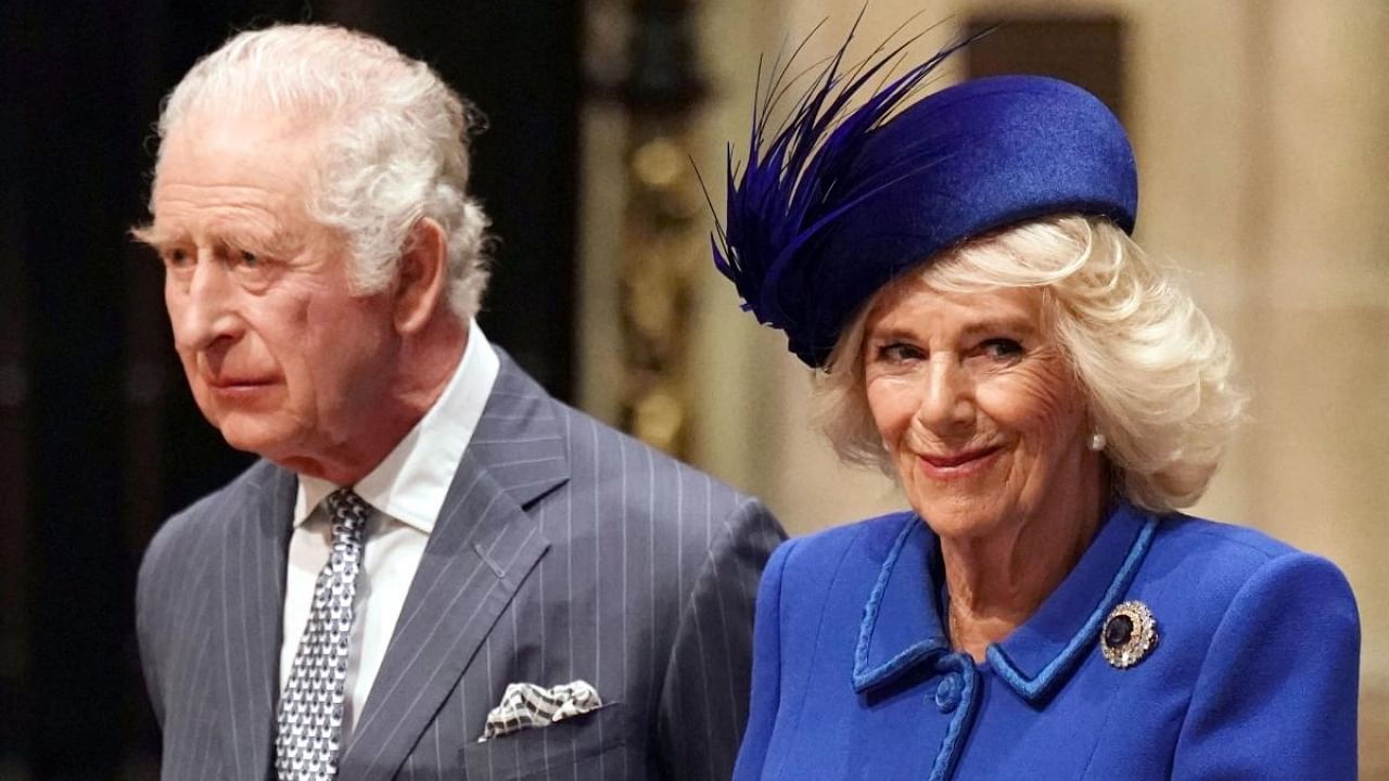 Britain's King Charles III and Britain's Camilla, Queen Consort. Credit: AFP Photo