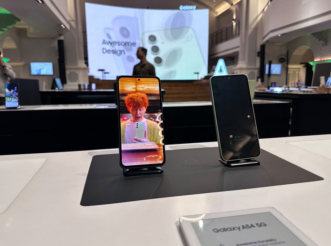 The Galaxy A54, A34 5G series launch at Samsung Opera House, Bengaluru on March 28, 2023. Credit: DH Photo/KVN Rohit