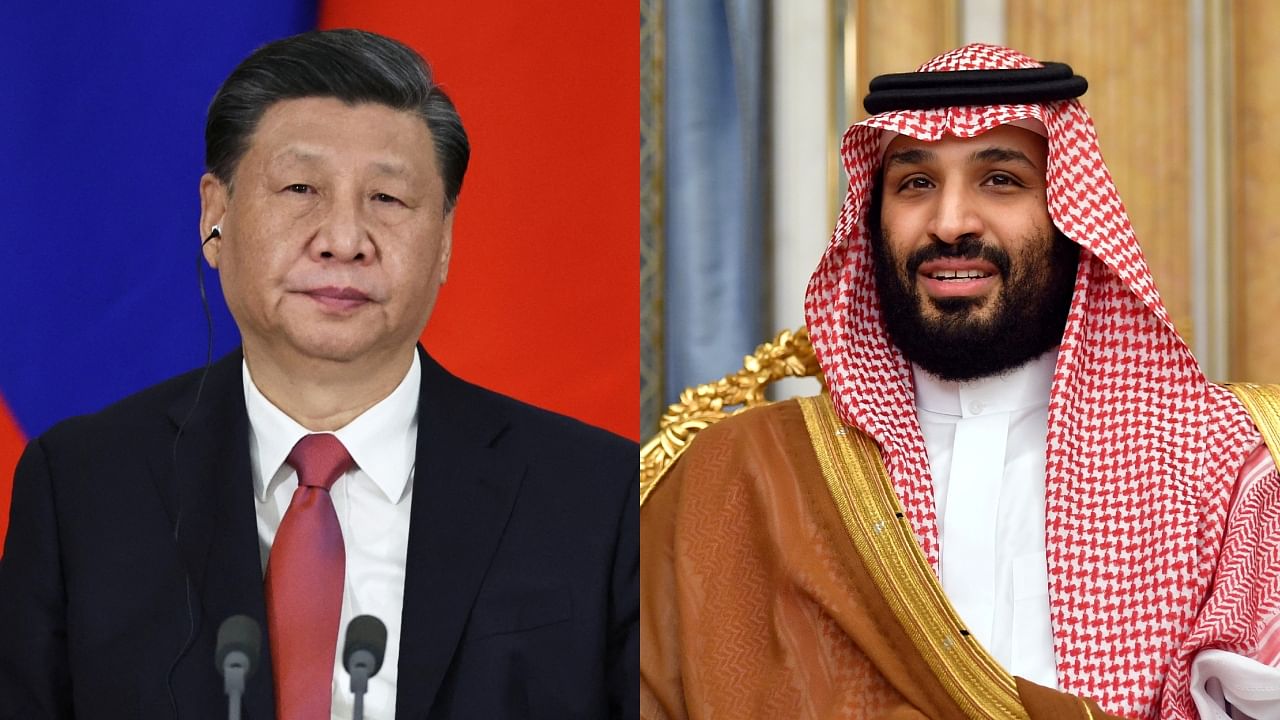 China's President Xi Jinping (L) and Saudi Arabia's Crown Prince Mohammed bin Salman Al Saud. Credit: Reuters Photos