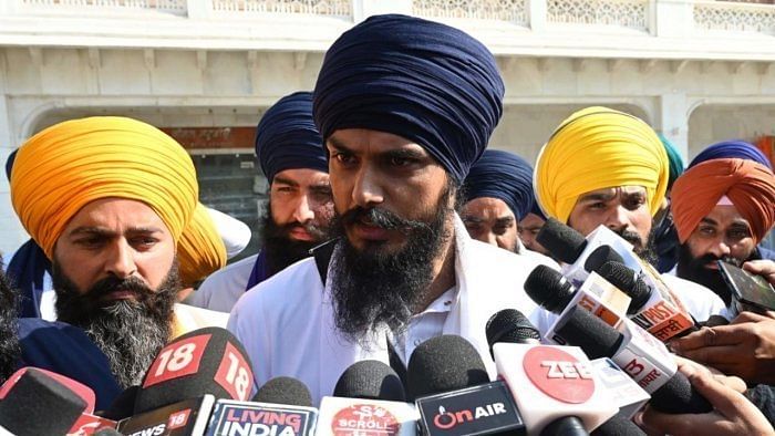 Amritpal Singh. Credit: AFP File Photo