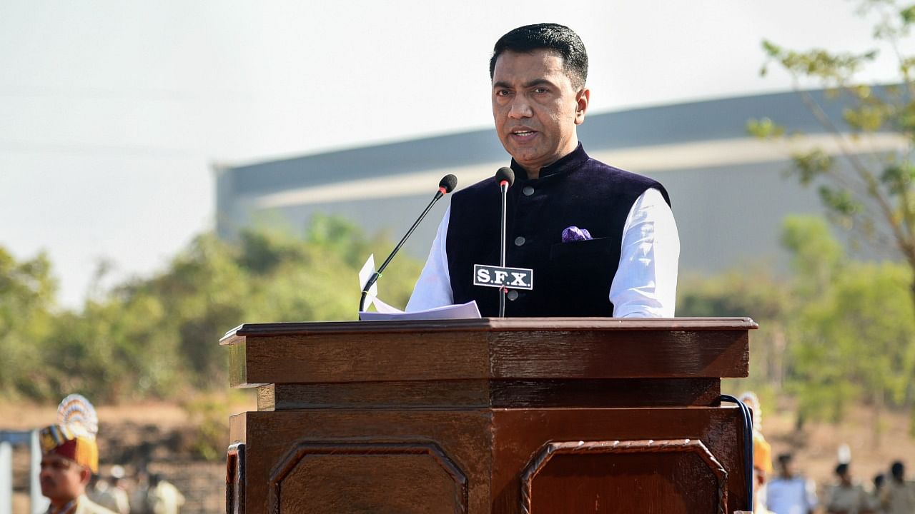 Goa CM Pramod Sawant. Credit: PTI File Photo