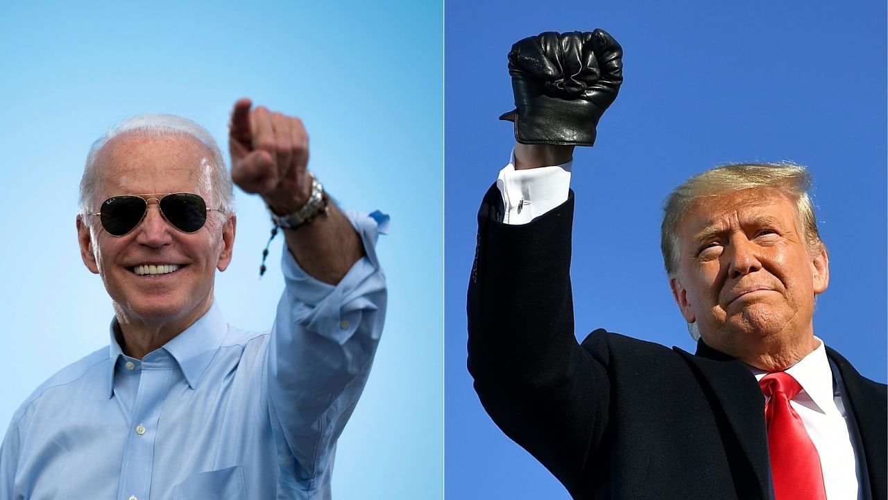 Joe Biden and Donald Trump. Credit: AFP Photo