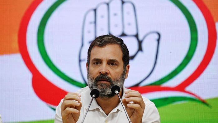 Rahul was convicted in a defamation case, subsequently disqualified from Lok Sabha. Credit: AFP Photo