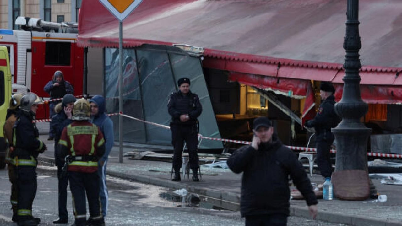 Site of explosion in St Petersburg, Russia. Credit: Reuters Photo