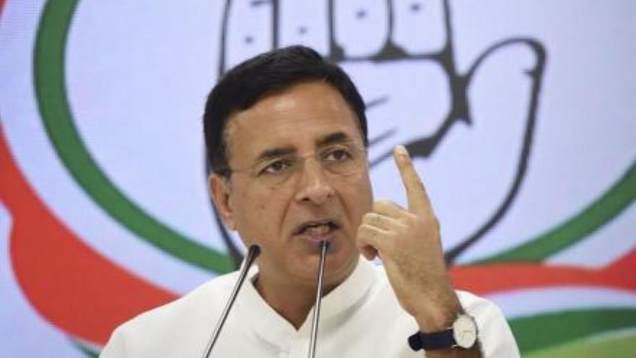 Congress's Randeep Surjewala. Credit: PTI Photo