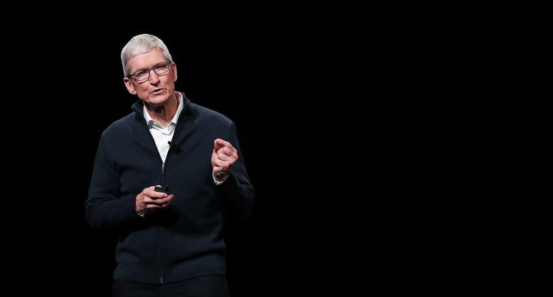 [Representative Image] Apple CEO Tim Cook at event in New York. Credit: REUTERS FILE PHOTO